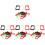 120 Pcs Halloween Fake Teeth Cosplay Props 4