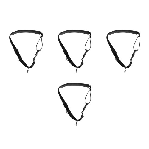 4Pcs Universal Black Saxophone Hanging Straps Easy Use Music Accessory 2