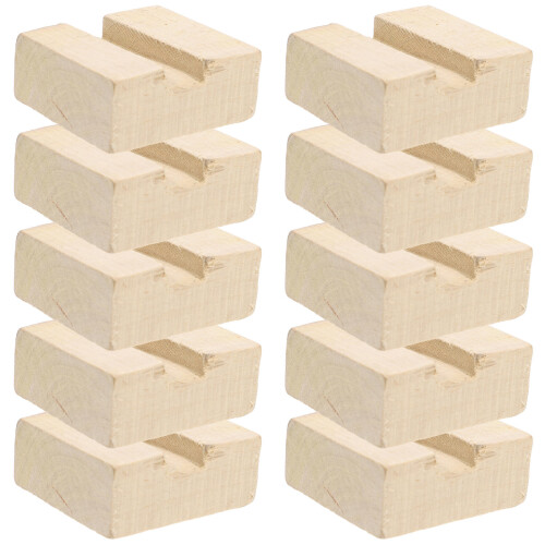 20 Pcs Hand Hoe Wedge With Wooden Handle For Garden Tool Replacement 2