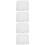 4Pcs Large Reusable Mesh Brew Bags White Polyester Filter Strainer 10