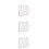 3Pcs Dry Erase Boards Magnetic Surface for Home Office Decor 8