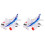 2Pcs Baby Airplane Toy Electronic Moving Plane Development Model 2