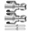 10Pcs Portable Silver Threading Tool Kit for Plastic Water Pipes 2