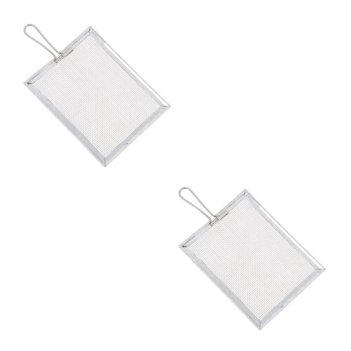 2Pcs Stainless Steel Multi-Function Glaze And Clay Strainer Sieve 2
