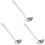 3Pcs Stainless Steel Soup Spoon For Hot Pot Kitchen Use 4