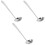 3Pcs Stainless Steel Soup Spoon For Hot Pot Kitchen Use 5
