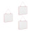 3Pcs Dry Erase Boards Magnetic Surface for Home Office Decor 6