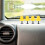 200Pcs Black Plastic Display Stand for Car Decor Rubber Duck Holder 10