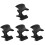 4Pcs Under Desk Headphone Hook Black Durable Gaming Headset Holder 4