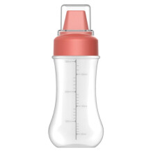 Plastic Ketchup Squeeze Bottle 350ml with DustProof Cap, MultiHole Condiment Dispenser for Kitchen