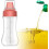 Plastic Ketchup Squeeze Bottle 350ml with DustProof Cap, MultiHole Condiment Dispenser for Kitchen 4