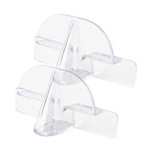 (2pcs) 1/2/4/6/8-pack Glasses Storage Rack, Wall-Mounted Sunglasses Storage Rack, Wall, Home Decoration (Transparent Color)