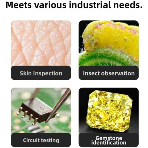 1600X Digital Microscope With 8 LED Lighting Android And iOS Compatible Portable Microscope For Manual Focus Inspection 2