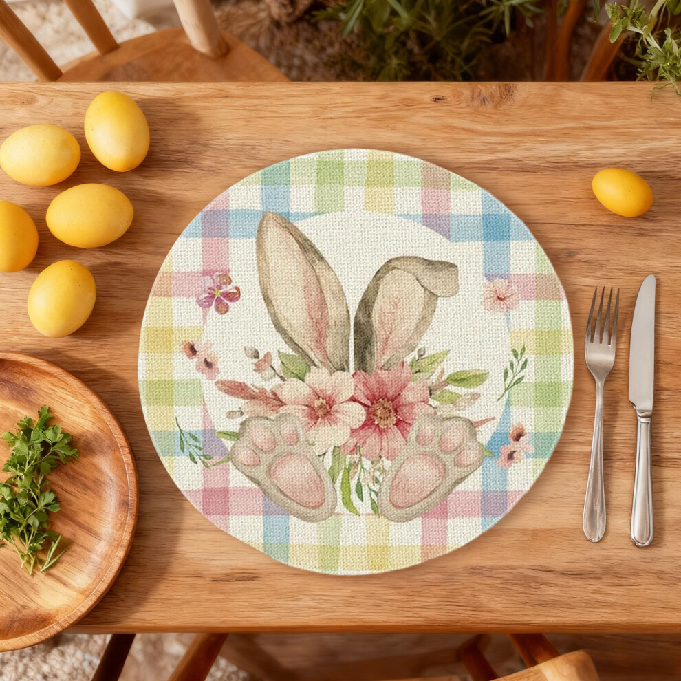 (Multicolor) Easter Round Placemat