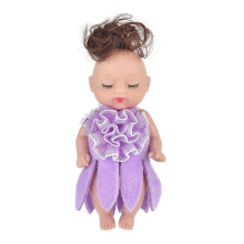 (VIOLET/紫罗兰) 1pc Sleep Simulation Rebirth Doll Girl Children's Toy, Toy Doll, Children's Christmas Gifts