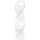 2Pièces Mannequin Tête Blanche Pour Chapeaux Et Perruques 5