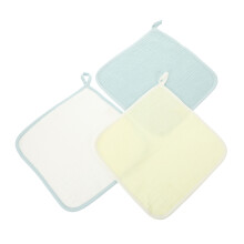 3Pièces Essuie-Bébés En Coton Coloré, Respirant Facile À