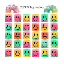 20pcs  Mini Rainbow Magic Springs Toys Children Birthday Party Favor Giveaway Gifts Souvenir Kindergarten Guest Pinata Filler