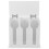 1Dinerware Organizer Wit, Compact Met Drie Opbergvakken 1