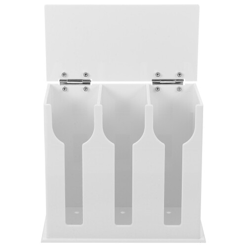 1Dinerware Organizer Wit, Compact Met Drie Opbergvakken