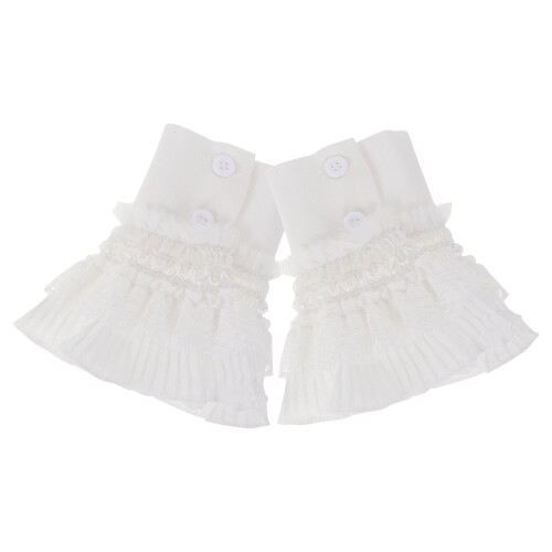 1Paire Poignets Faux En Accessoires Mode Pour Dames