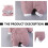 1Pièces Combinaison - Hiver Rose Confortable Polyester 5