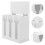 1Dinerware Organizer Wit, Compact Met Drie Opbergvakken 10