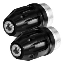 2Pièces Caches Valve En Acier Inoxydable Noir Pour Pneus Moto