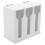 1Dinerware Organizer Wit, Compact Met Drie Opbergvakken 11