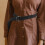 2Pièces Ceinture Taille Double Noir Polyester Métal Ajustable 5