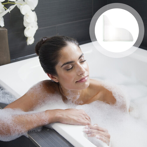 1Paire Pare-Éclaboussures Clair Pour Lavabo 2