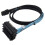 2Pcs Mini Hard Disk Cable Black Copper Computer Accessory 1