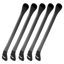 5Pièces Levier Démontage Pneu Route Acier Noir Compact Résistant