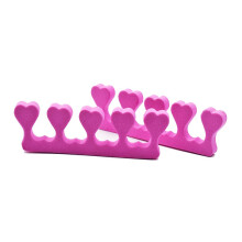 Toe Separators Soft Foam Pink 2 Pcs for Smudge Pedicure and Professional Salon Nail Care