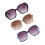3Pièces Lunettes De Unisexes Cyclisme Multicolores Résine 9