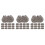 300Pcs Durable Grey Plastic Simulated Rocks for Micro Train Scenery 10