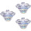 3Pièces Gobelet Verre Résistant Pour Nettoyage 8