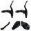 1Paire De Enfant Alliage Aluminium Noir Durable 6