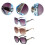 3Pièces Lunettes De Unisexes Cyclisme Multicolores Résine 10