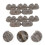 300Pcs Durable Grey Plastic Simulated Rocks for Micro Train Scenery 11