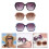 3Pièces Lunettes De Unisexes Cyclisme Multicolores Résine 8