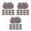 300Pcs Durable Grey Plastic Simulated Rocks for Micro Train Scenery 6