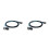 2Pcs Mini Hard Disk Cable Black Copper Computer Accessory 5