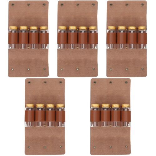 5Ensembles De Rangement Pour Épices Marron Multifonction Outdoor 2