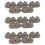 300Pcs Durable Grey Plastic Simulated Rocks for Micro Train Scenery 3