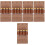 5Ensembles De Rangement Pour Épices Marron Multifonction Outdoor 4