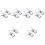 12 Pcs Stainless Steel Drying Clothes Clip Thickened 14.8cm 7
