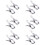 12 Pcs Stainless Steel Drying Clothes Clip Thickened 14.8cm 8