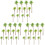 36 Pcs Miniature Scene Trees Landscape Palm Trees Decoration 4