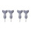 4Pcs Grey Braille Writing Tools Plastic Pen for Blind Daily Learning 9